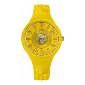 Versus Versace Fire Island Lion Watch Yellow Womens